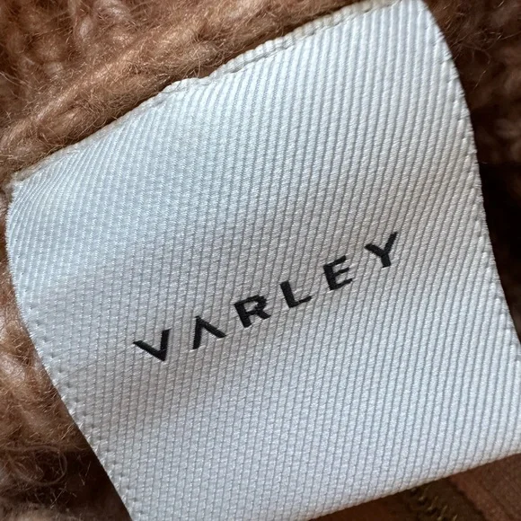 VARLEY‎ SIZE M MEDIUM Ridley Dalmation Half-Zip Pullover SWEATER golden bronze - Picture 4 of 7